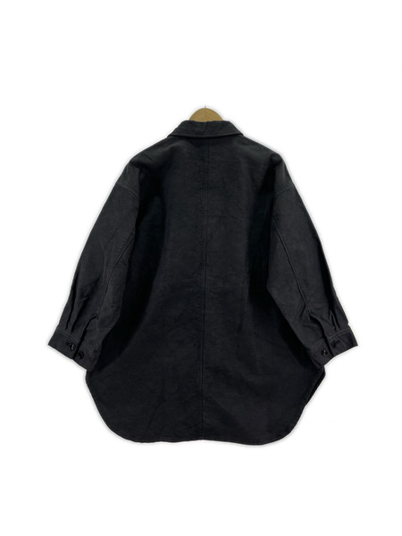nest Robe モールスキンシャツ F ブラック