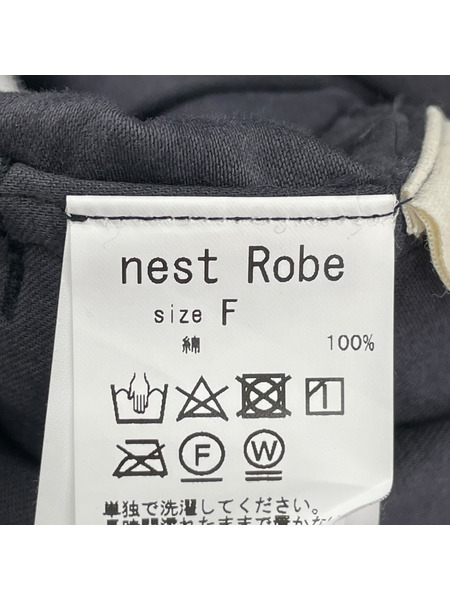 nest Robe モールスキンシャツ F ブラック