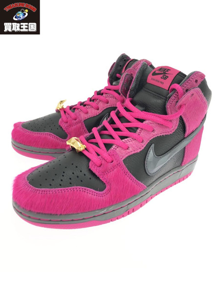 NIKE DX4356-600 DUNK HIGH QS アシッドピンク US7[値下]