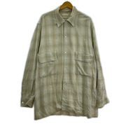 YOKE 22SS OVERSIZED OPEN COLLAR SHIRT YK22SS0329SH (2)