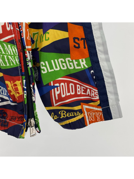 POLO RALPH LAUREN ジャケット ハーフジップ総柄（14-16）