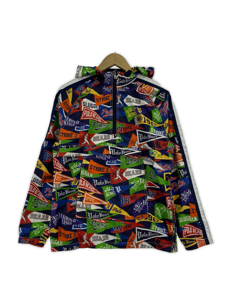 POLO RALPH LAUREN ジャケット ハーフジップ総柄（14-16）