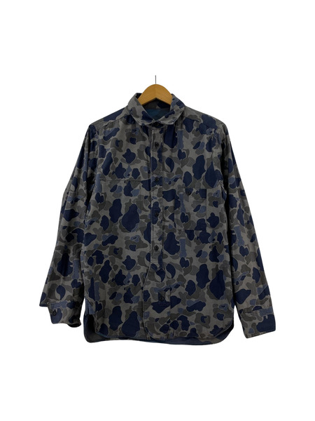 Nigel Cabourn 17SS REVERSIBLE SHIRT 青 (46）[値下]