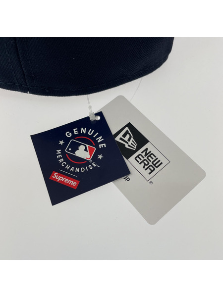 Supreme NEWERA 24SS MLB Teams Box Logo Cap キャップ 紺 59.6cm