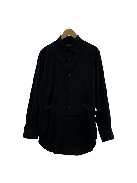 Yohji Yamamoto L/S SHIRTS 3 ブラック FX-B81-501