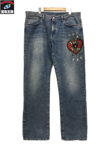 GUCCI Embroidery デニムパンツ 452544 XR425