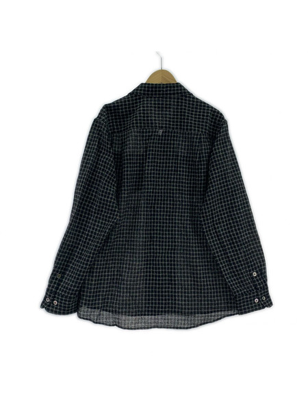長袖シャツ ENCOMING 24AW 開襟シャツ M ブラック