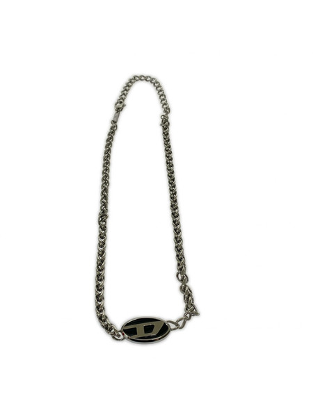 DIESEL ネックレス ロゴモチーフチェーンネックレス