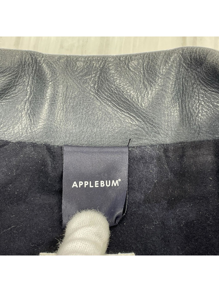 APPLEBUM　レザーライダースジャケット　ブラック　L