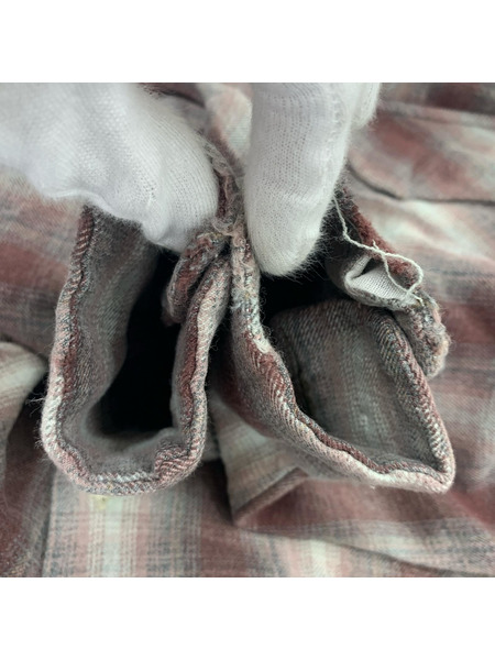 長袖シャツ Rayon Ombre Open Coller Shirts