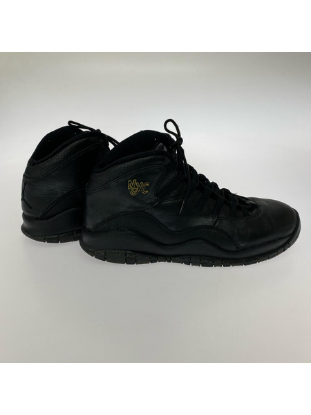NIKE スニーカー AIR JORDAN 10 RETRO BLACK 27.5cm