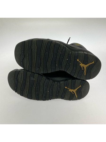 NIKE スニーカー AIR JORDAN 10 RETRO BLACK 27.5cm