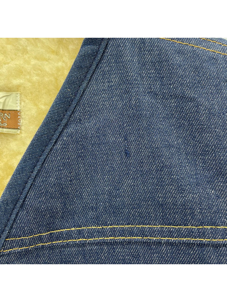 OLD・VINTAGE ジレ・ベスト 70s Sears 裏ボア デニムベスト