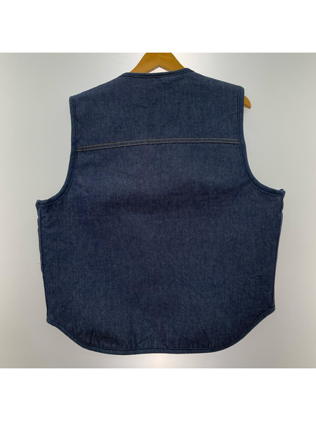 OLD・VINTAGE ジレ・ベスト 70s Sears 裏ボア デニムベスト