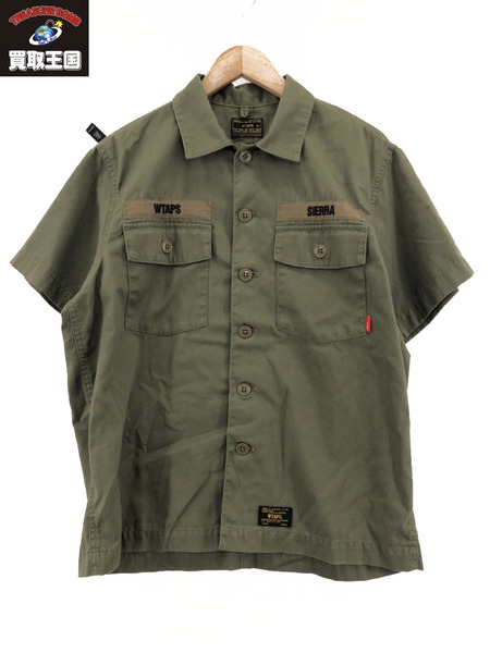 WTAPS 16SS ミリタリーシャツ SIZE 1 161GWDT-SHM06[値下]｜商品番号