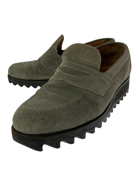 COOTIE Raza Loafer ビブラムソール スエードローファーグレー