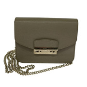 FURLA ショルダーバッグ メトロポリス ミニチェーンバッグ ベージュ
