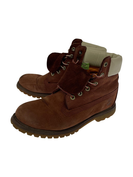 Timberland レースアップブーツ (8W) ボルドー