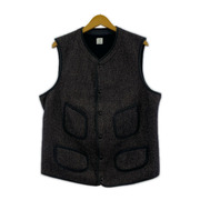 ANATOMICA ジレ・ベスト 23AW BEACH CLOTH VEST (46) ネイビー