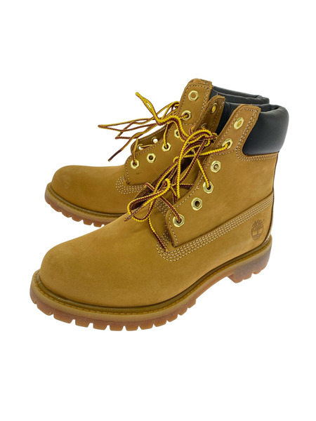 Timberland ブーツ 6インチプレミアムウォータープルーフブーツ (24.0) 茶