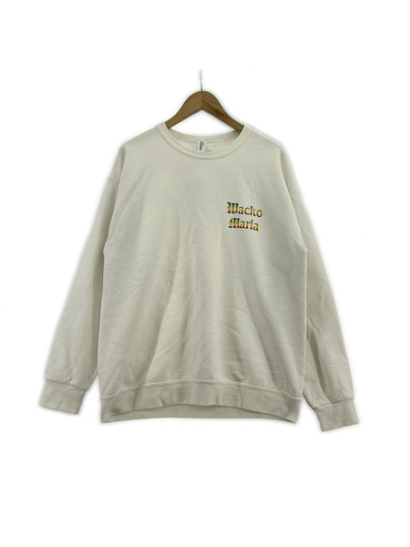 WACKO MARIA スウェット・トレーナー L 白 JERZEES バックプリント