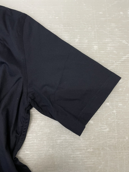 HERMES レザーパッチTシャツ M ネイビー