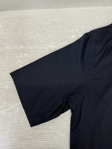 HERMES レザーパッチTシャツ M ネイビー