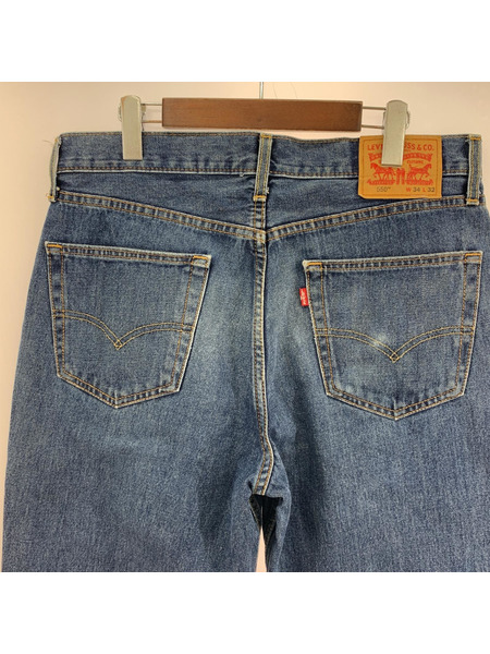 Levi's 550 リメイクデニムパンツ W34 ブルー