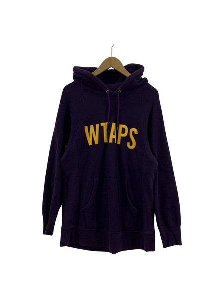 WTAPS ロゴPOパーカー パープル