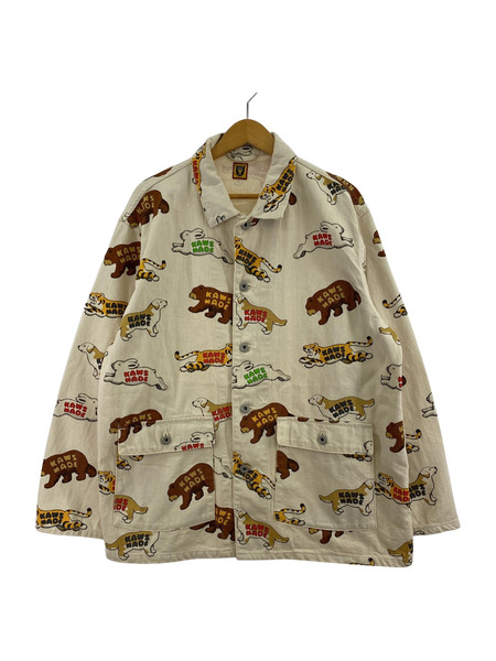 HUMAN MADE×KAWS Made Animal Patterned Coverall Jacket (XL)[値下]