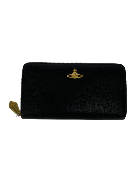 Vivienne Westwood 長財布 ラウンドジップ ブラック