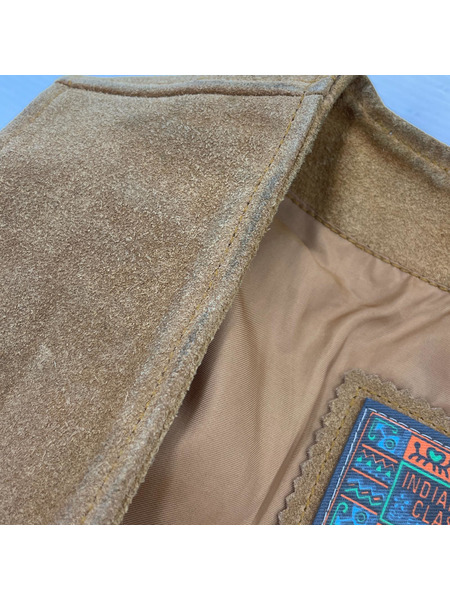 OLD・VINTAGE ソノ他 INDIAN CLASSIC レザーベスト BRW M
