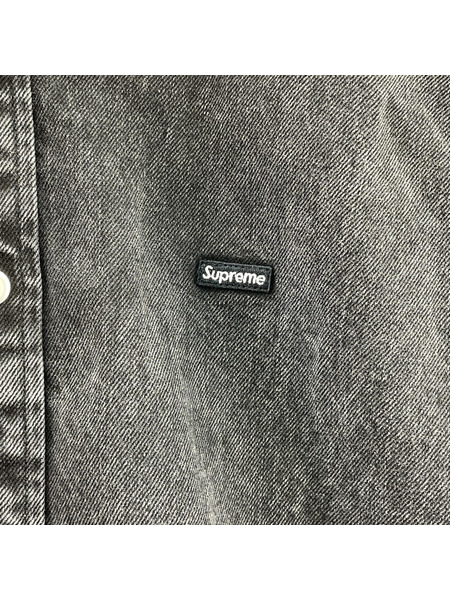 Supreme 長袖シャツ 25FW Small Box Denim Shirt Black S