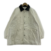 Lui's ジャケット ダックカバーオール ホワイト