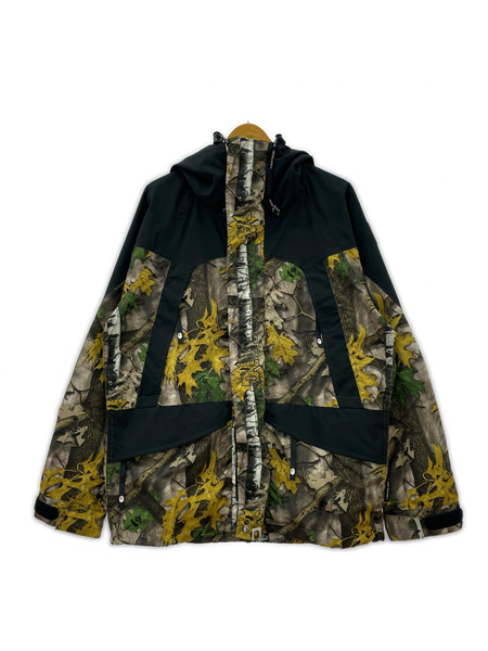 A BATHING フォレストカモ ナイロンマウンテンパーカー L
