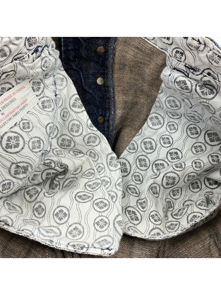 EVISU デニム・ジーンズ デニム カーゴ バックプリント インディゴ 36×40