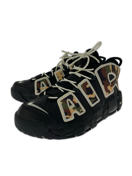 NIKE スニーカー AIR MORE UPTEMPO BLACK CAMO