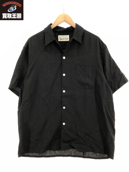 WACKO MARIA 50s shirt オープンカラーシャツ 黒 (L)｜商品番号 ...