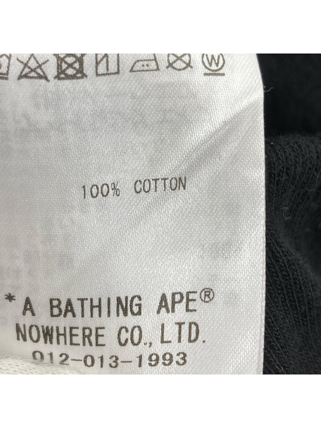 A BATHING APE NEIGHBORHOOD Two Face Half Zip Hoodie 黒