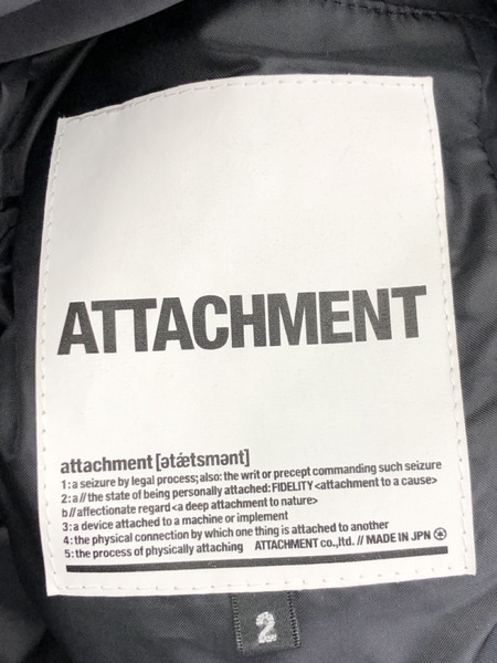 ATTACHMENT フーディーダウンジャケット (2) 黒[値下]
