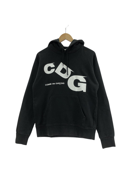 CDG ドロップロゴ プリントパーカー M SZ-T023