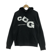 CDG ドロップロゴ プリントパーカー M SZ-T023