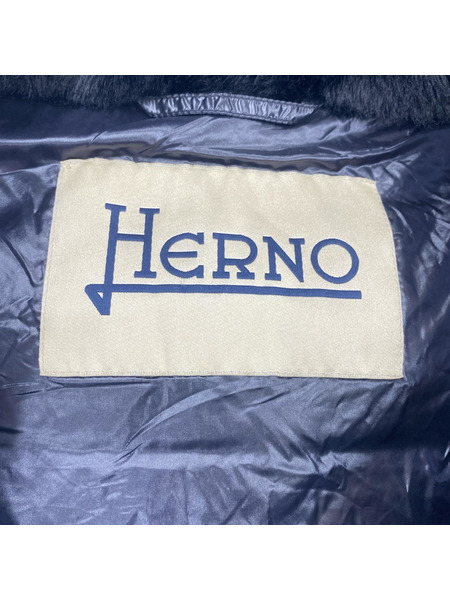 HERNO ダウンベスト PI001514D 12354  エコファー ジレ