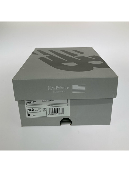 NEW BALANCE スニーカー 992 MADE IN USA 28CM