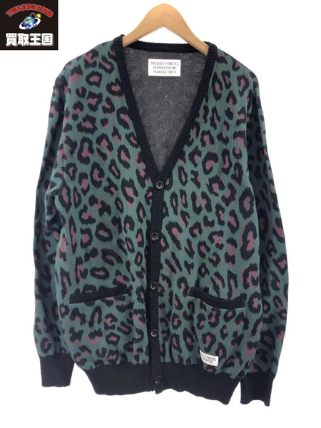 WACKO MARIA Leopardknit Jacquard Cardigan[値下]