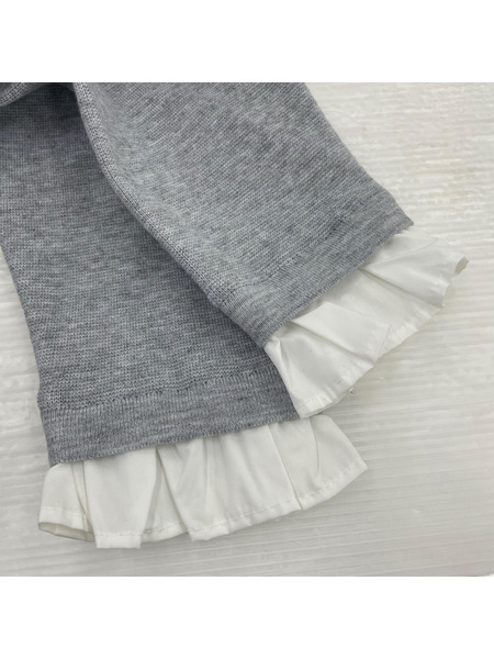weakend. フリルニットカーディガン　グレー　SIZE 1