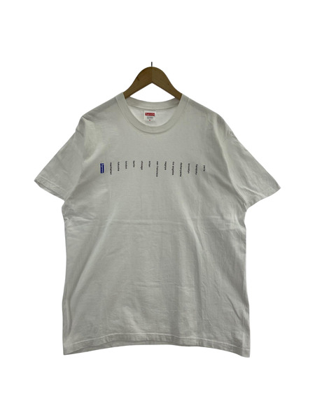 Supreme 23SS Location Tee (M) 白