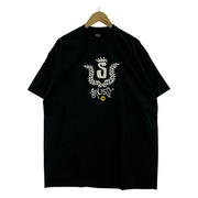 STUSSY RIMIX CREST　Tシャツ　ブラック　XL