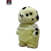 シルバニアファミリー ダルメシアンの赤ちゃん 本体+服のみ ダメージあり Sylvanian Families お人形 ドール 