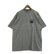 STUSSY　紺タグ SK8MAN シャツ　グレー　XL